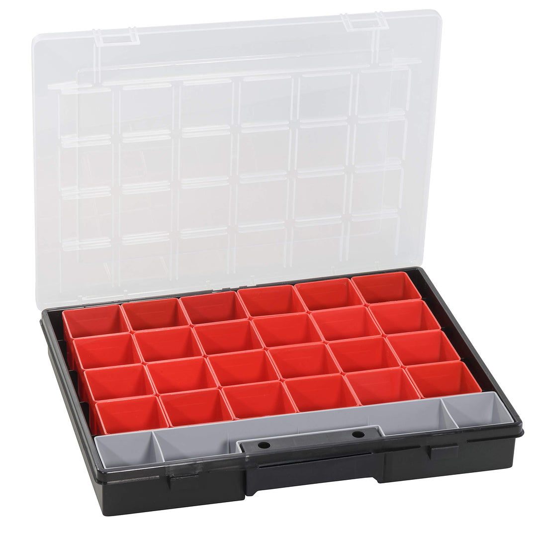 Sortimentskasten EuroPlus Flex 37-25 schwarz Flex 25 Einsätze, Flex 25 Einsätze