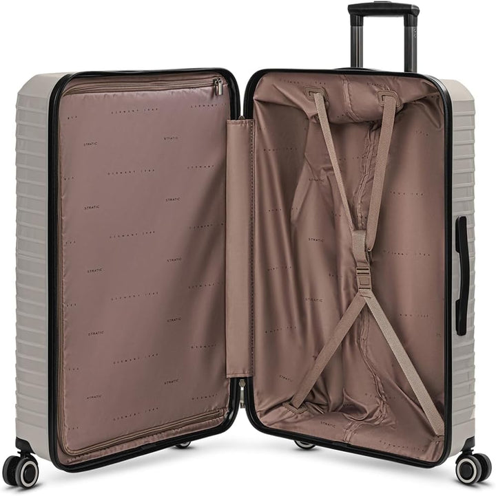 Stratic Shine Koffer & Trolley Gross | Hergestellt aus Bruch- & Kratzfestem Polypropylen mit 4 Rolle