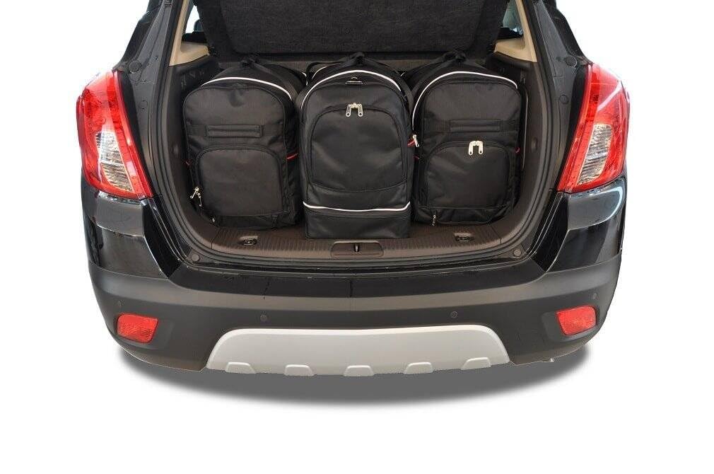 KJUST Kofferraumtaschen 3 STK kompatibel mit OPEL Mokka/Mokka X I 2012-2019