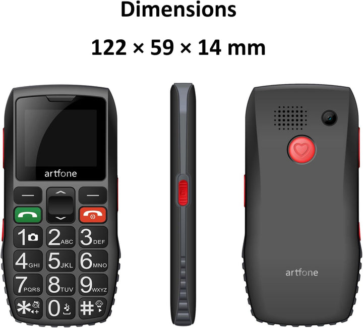 artfone C1 Schwarz