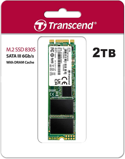 Transcend 2TB SATA III 6GB/S MTS830S 80 mm m.2 SSD 830S SSD TS2TMTS830S 2TB 80 mm, 2TB 80 mm