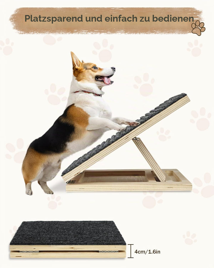 Klappbare treppen für Hunde, Rampe Hund treppe,rutschfeste, 2 Pack für kleine oder mittlere Hunde un