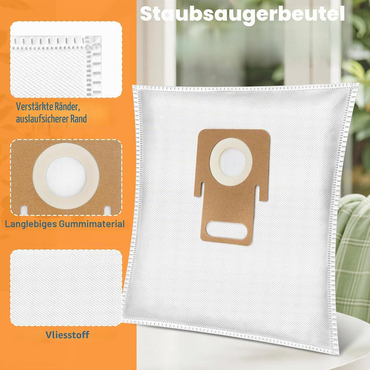 10 Stück Staubsaugerbeutel für Thomas Aqua + Pet Family & Thomas MultiClean X7 Aqua Staubsauger