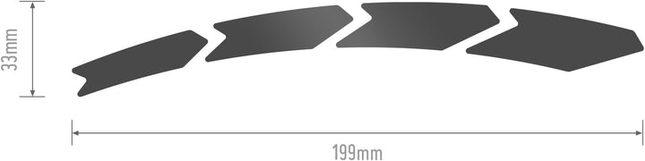 Riesel Design Aufkleber Fahrrad Felgen – 8 stylische Felgensticker für Erwachsene &amp; Kinder | Einfach