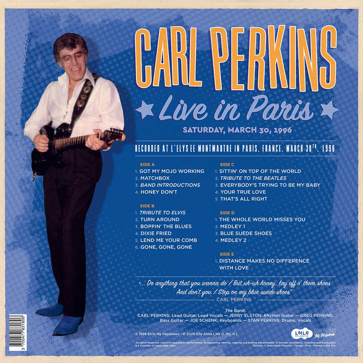 Live in Paris, Vinyl