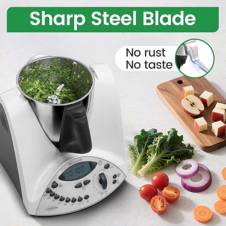 Messer für Thermomix TM31 mit Dichtungsring, Ersatzteil für Vorwerk Thermomix TM31, Ersatzklinge-Zub