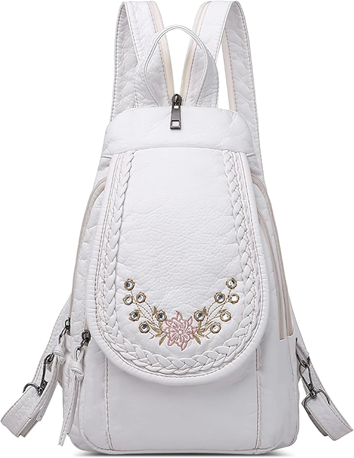 DIRRONA Rucksack Damen Beiläufig Kleine Brusttasche für Damen Multifunktionale Reise Wasserdicht Sch