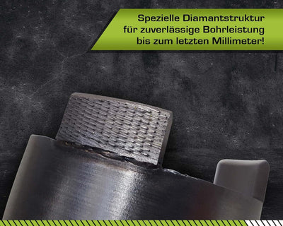 Bohrkrone 82mm für Steckdosen - Diamant Dosenbohrer 82mm Mauerwerk, Beton, Ziegel, KS Stein uvm | re