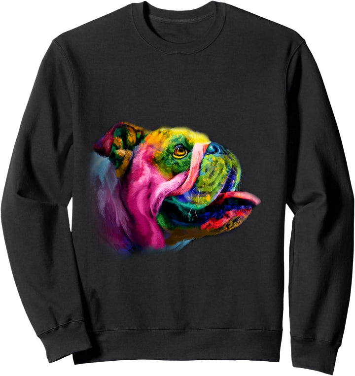 Bulldogge Geschenk für eine Bulldogge Mama Sweatshirt