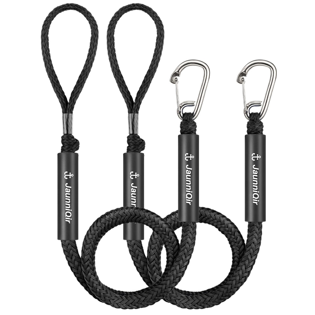Bungee Boat Dock Line mit 316 Edelstahlclip Bootszubehör,122cm Anlegeleine für Boote, PWC, Kajak, Se