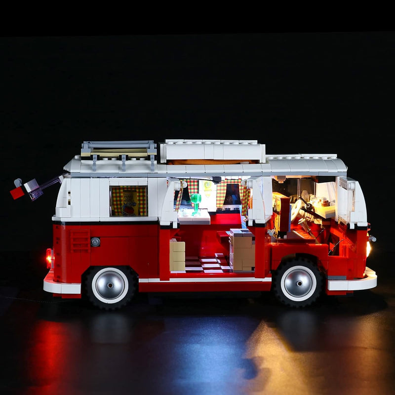 BRIKSMAX LED-Beleuchtungsset für LEGO-10220 T1 Camper Van – kompatibel mit Lego Creator Expert Baust