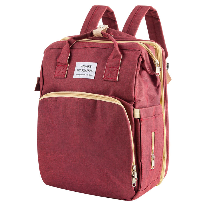 Multifunktionaler Wickelrucksack Baby – Wasserdichte Wickeltasche Rucksack aus Oxford Stoff mit Isol