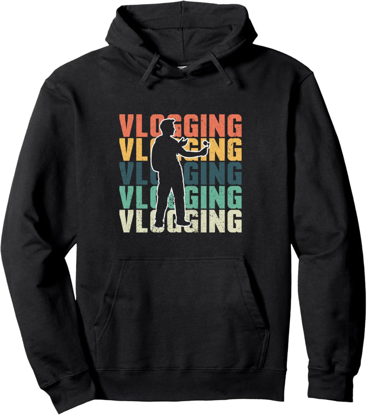 Retro-Vlogging Pullover Hoodie