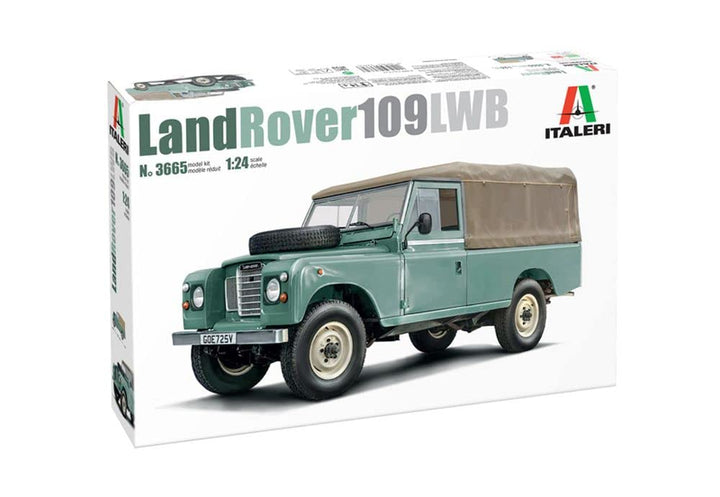 Italeri 3665 1:24 Land Rover 109 LWB - Bausatz, Standmodellbau, Basteln, Hobby, Kleben, Plastikbausa