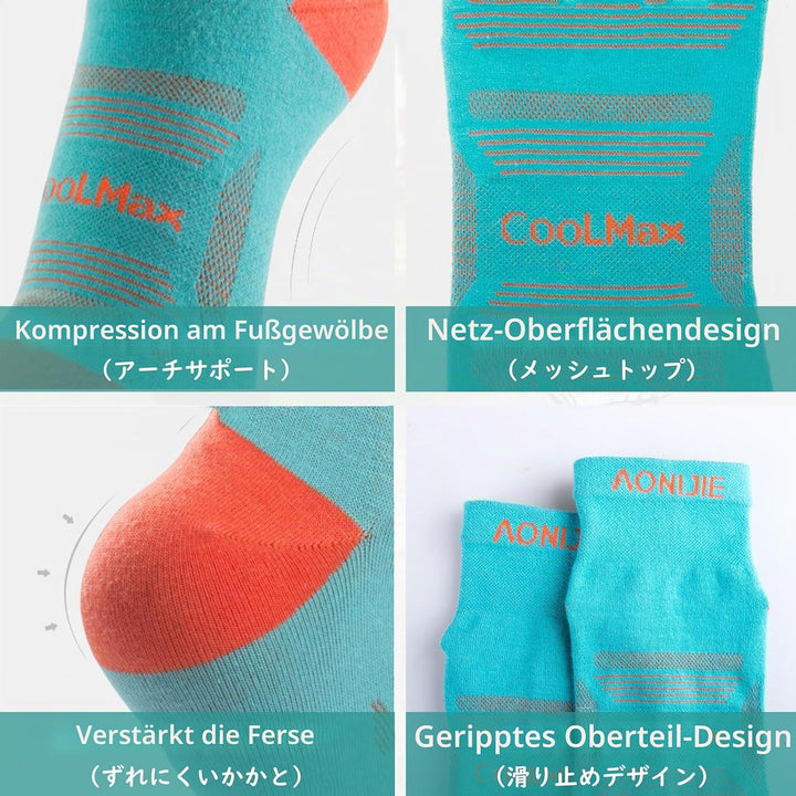 TRIWONDER Zehensocken für Herren, Damen, Adult Socken, Atmungsaktiv Sportsocken, Fünf Finger Socken