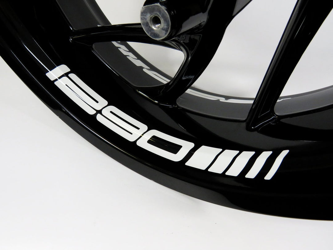 BIKE-label Felgenbett Aufkleber weiss kompatibel für KTM 1290 Super Adventure X790013 1290 Super Adv