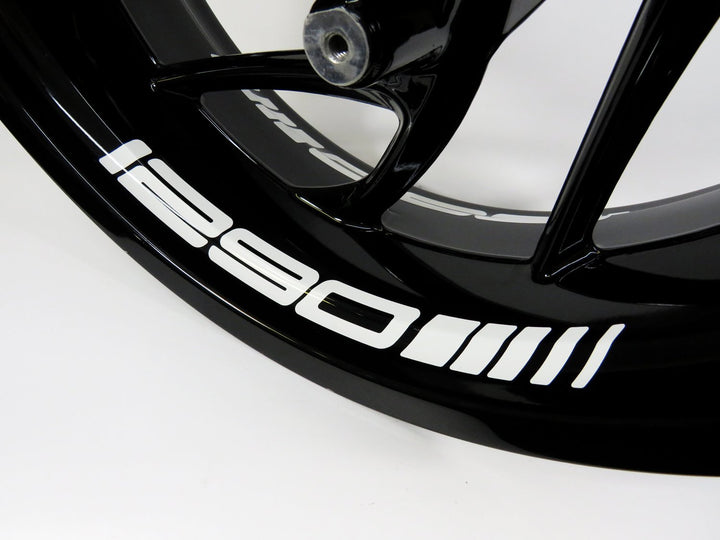 BIKE-label Felgenbett Aufkleber weiss kompatibel für KTM 1290 Super Adventure X790013 1290 Super Adv
