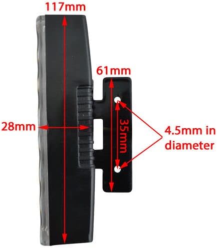 Alchemy Parts Motorrad-LED-Tagfahrlichtleiste | Markierungslicht | 12cm Länge, 6 LEDs | Ideal für Sp