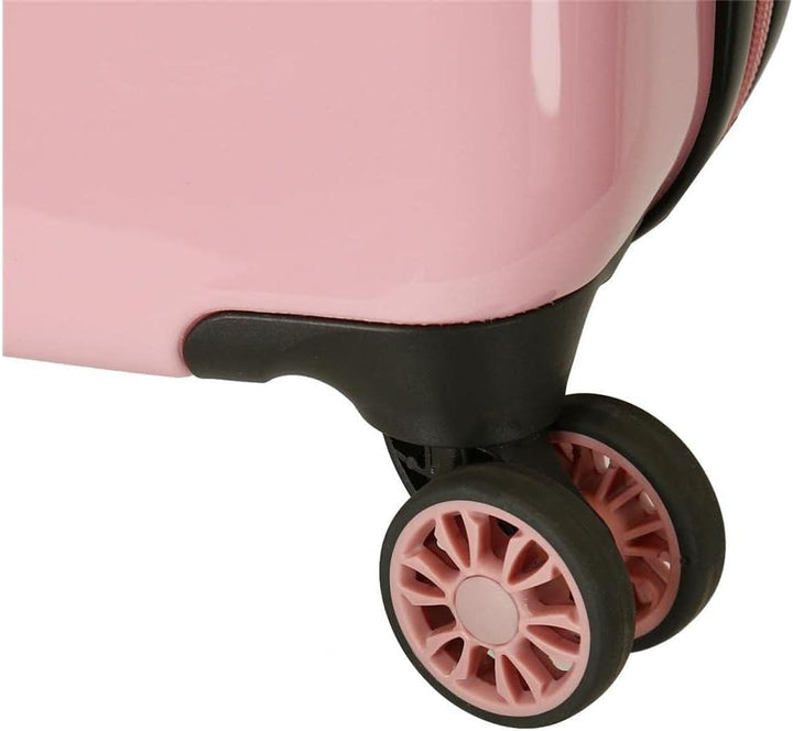 Disney Mickey Outline Koffer, mittelgross, Rosa, 48 x 68 x 26 cm, starr, ABS-Verschluss, integriert,