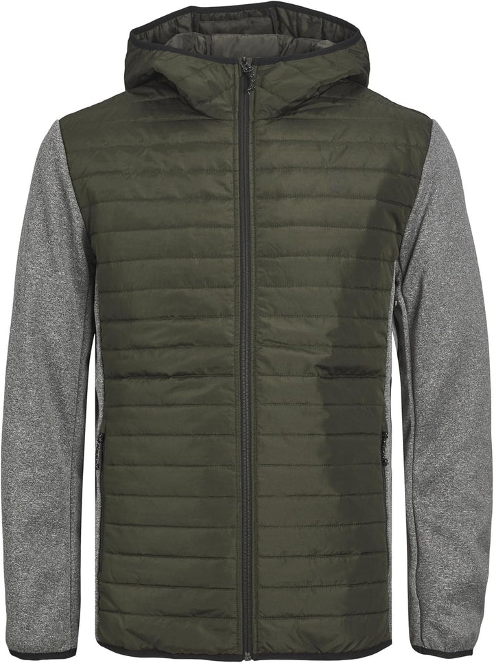 JACK & JONES Softshell Stepp Jacke Kapuze Funktions Outdoor Blouson Übergangs Jacket Regular Fit JJE
