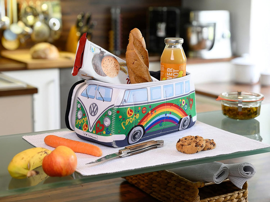 BRISA VW Collection - T1 Bulli Bus Kulturbeutel Kosmetiktasche | Volkswagen Universaltasche Waschbeu