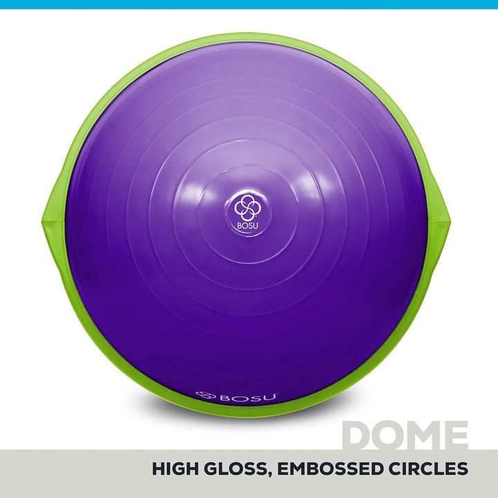 Bosu, Home Gym Equipment, The Original Balance Trainer, 66 cm Durchmesser Violett/Limettengrün, Viol
