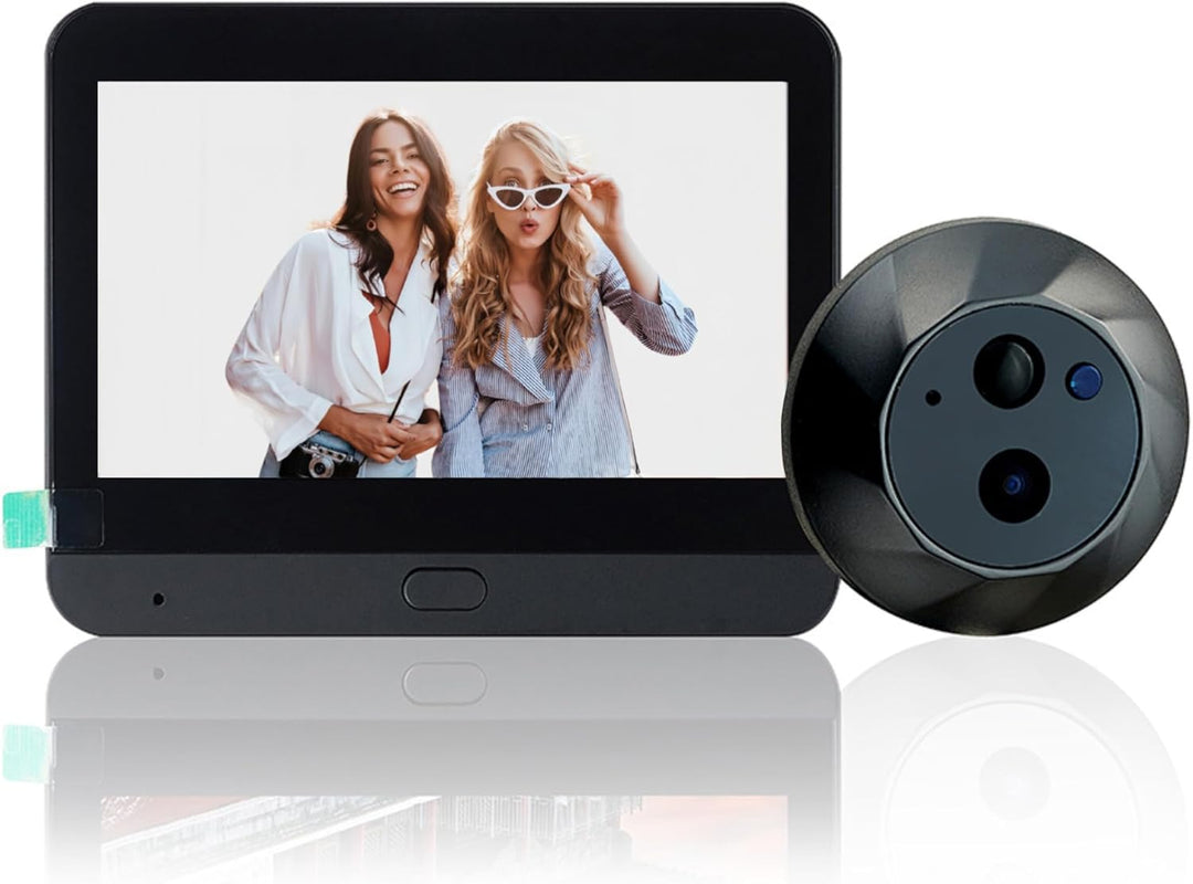 Bewinner 1080P Video Türklingel mit Kamera, 4,3-Zoll-LCD HD Bildschirm, 130° Weitwinkel, Visuelle Tü