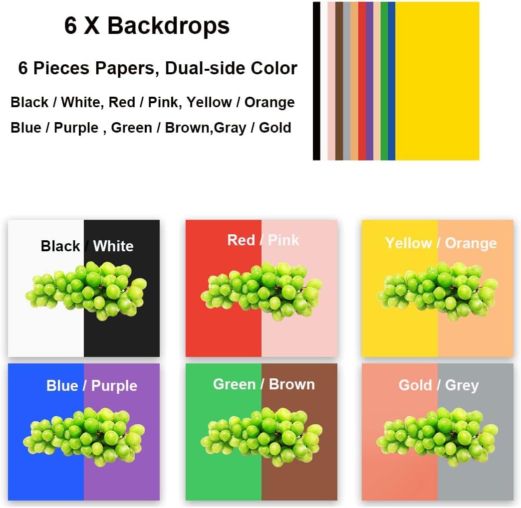 PULUZ Fotostudio Lichtbox Fotobox 40x40x40cm Tragbarer Fotografie Lichtzelte Light Box mit 3 Farbte