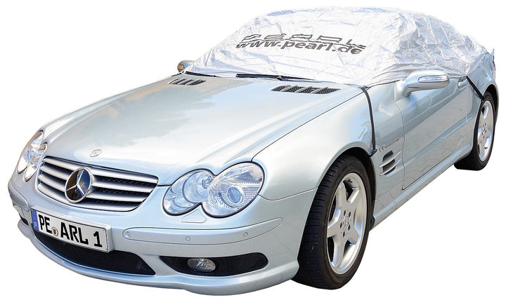 PEARL Cabrio Abdeckung Winter: Premium Auto-Halbgarage für Mittelklasse, 360 x 136 x 58 cm (Wasserdi