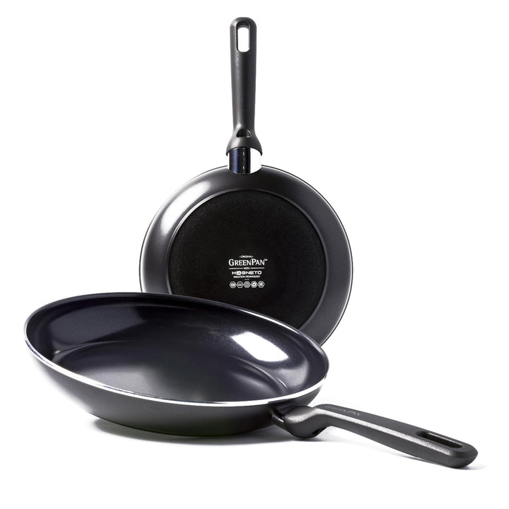 GreenPan Memphis Bratpfannen-Set (24 cm und 28 cm), gesunde keramische Antihaftbeschichtung, PFAS-fr
