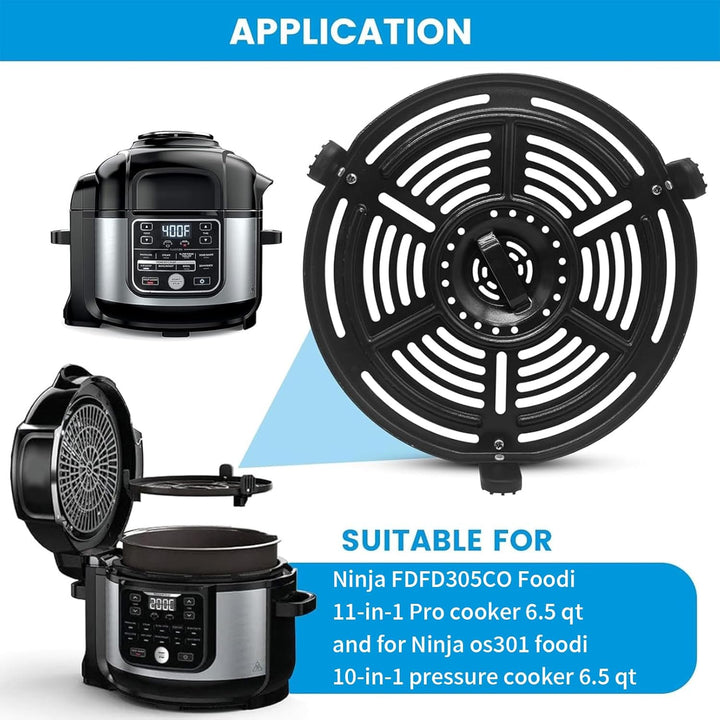 GXF Air Fryer Grillpfanne für Ninja Foodi MINI 4.7L 6 in 1 OP100UK Ninja Foodi MAX 14 in 1 7.5L OL65