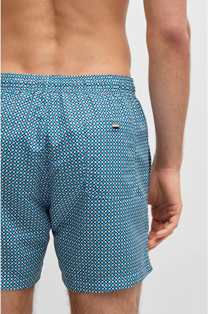 BOSS Herren Vibe Swim Short S Blau483, S Blau483