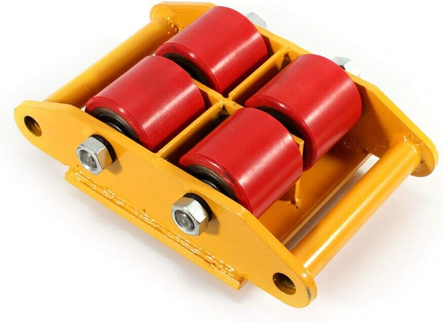WUPYI2018 Transportfahrwerk 6T Schwerlastrollen Panzerrollen Fahrwerk Rollen Roller 13200lb Transpor