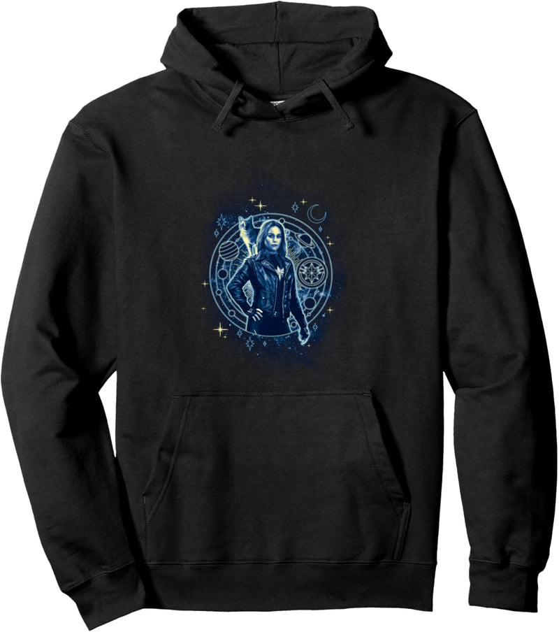 Captain Marvel Celestial Portrait Pullover Hoodie