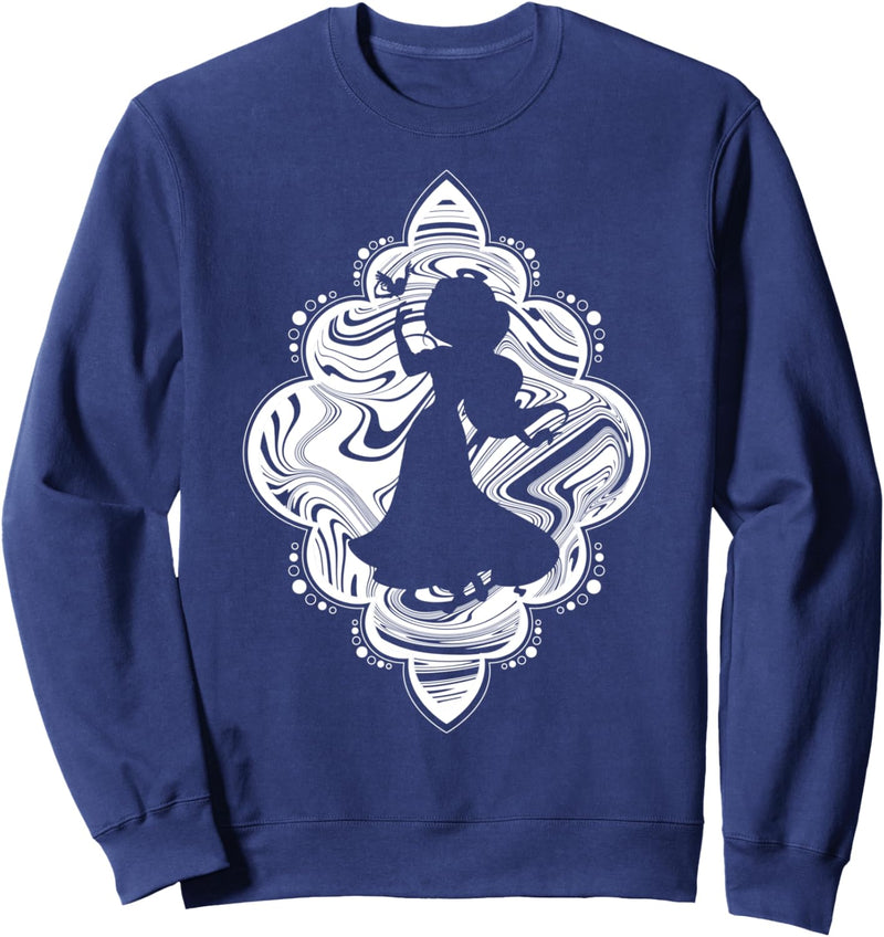 Disney Aladdin Jasmine Artsy Frame Silhouette Sweatshirt