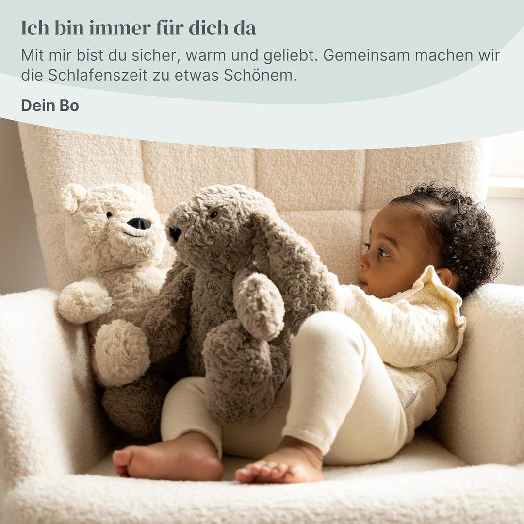 Baby's Only - Bo das Teddybär - Einschlafhilfe - Spieluhr Baby mit White noise - Kuscheltier mit Wei
