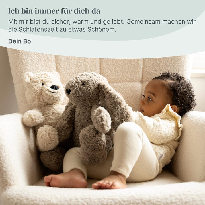 Baby's Only - Bo das Teddybär - Einschlafhilfe - Spieluhr Baby mit White noise - Kuscheltier mit Wei