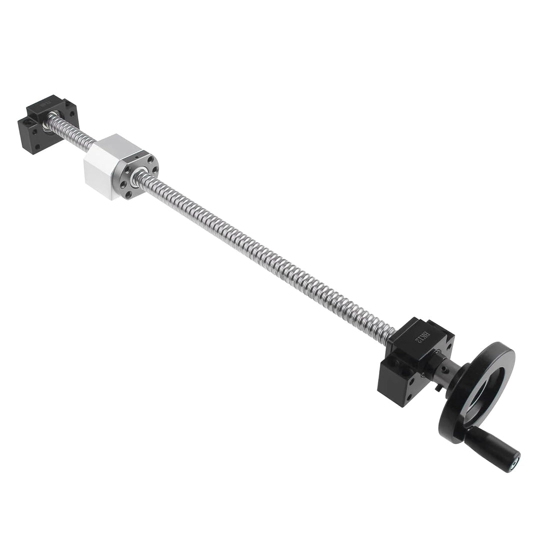 CNCMANS SFU1605 1200mm Kugelumlaufspindel Set 16mm Gewindespindel Edelstahl Linearführung mit BK12/B