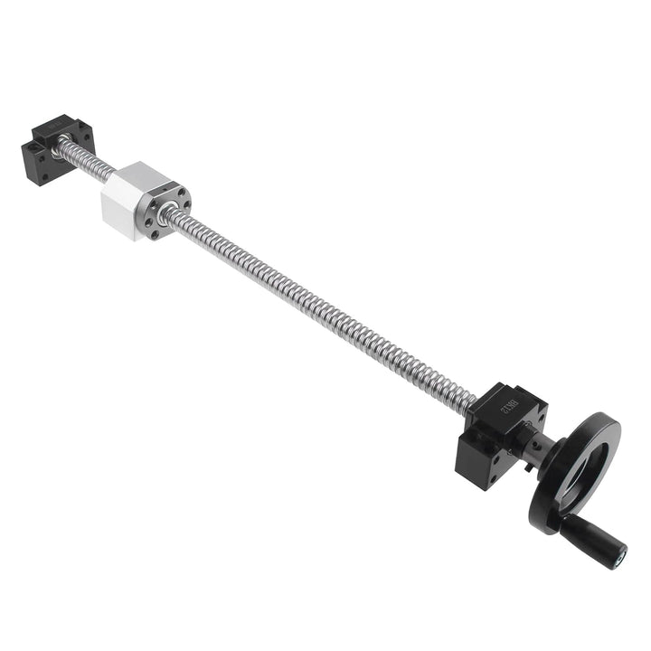CNCMANS SFU1605 1200mm Kugelumlaufspindel Set 16mm Gewindespindel Edelstahl Linearführung mit BK12/B