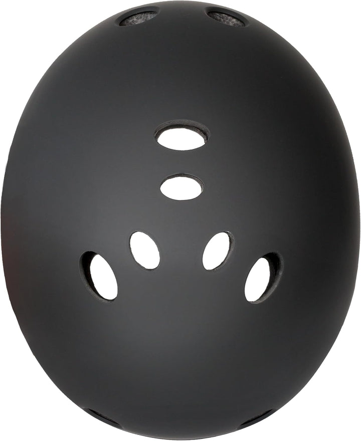 Triple 8 Herren Fahrradhelm Dual Certified Sweatsaver Helmet schwarzer gummi xl/xxl, schwarzer gummi