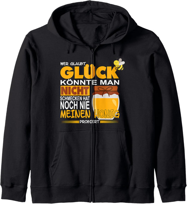 Imker Lustige Bienen Motiv Kapuzenjacke