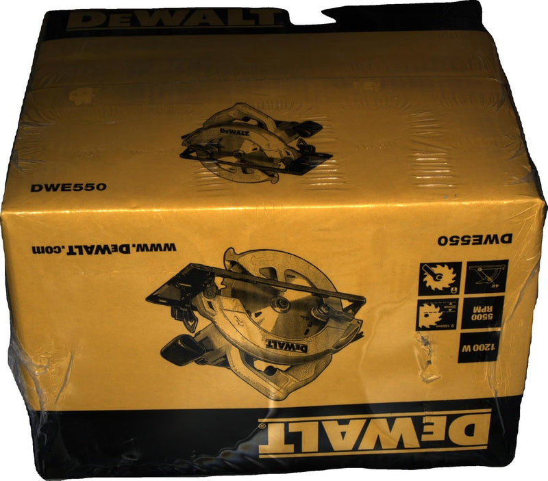 DeWalt DWE550-QS Handkreissaege 55 mm 1200 Watt, W, 230 V