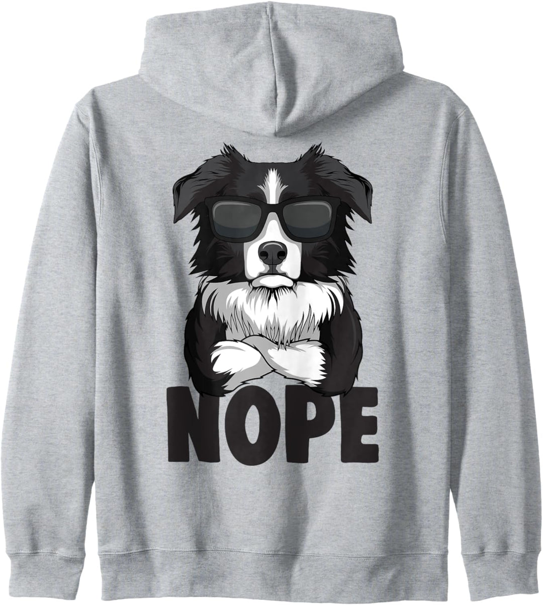Border Collie Hunde Frauchen Herrchen Kapuzenjacke