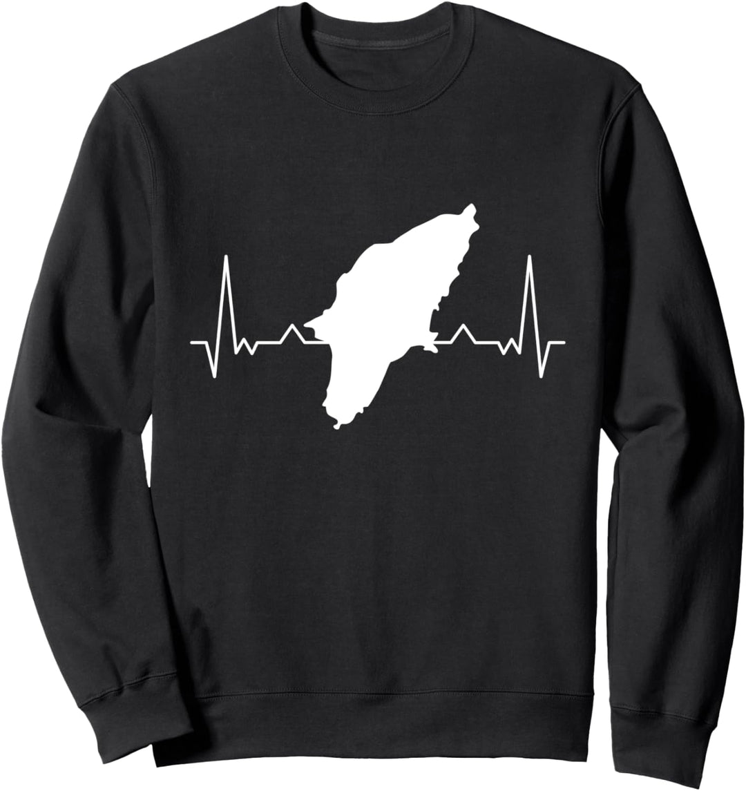 Rhodos Herzschlag Griechenland Insel Urlaub Sweatshirt