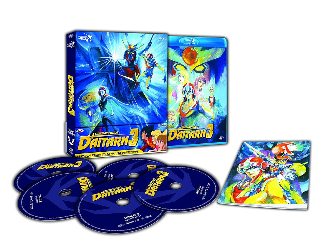 Imbattibile Daitarn 3 (L') - Serie Completa (Eps 01-40) (5 Blu-Ray+Booklet) (1 BLU-RAY), Blu-ray