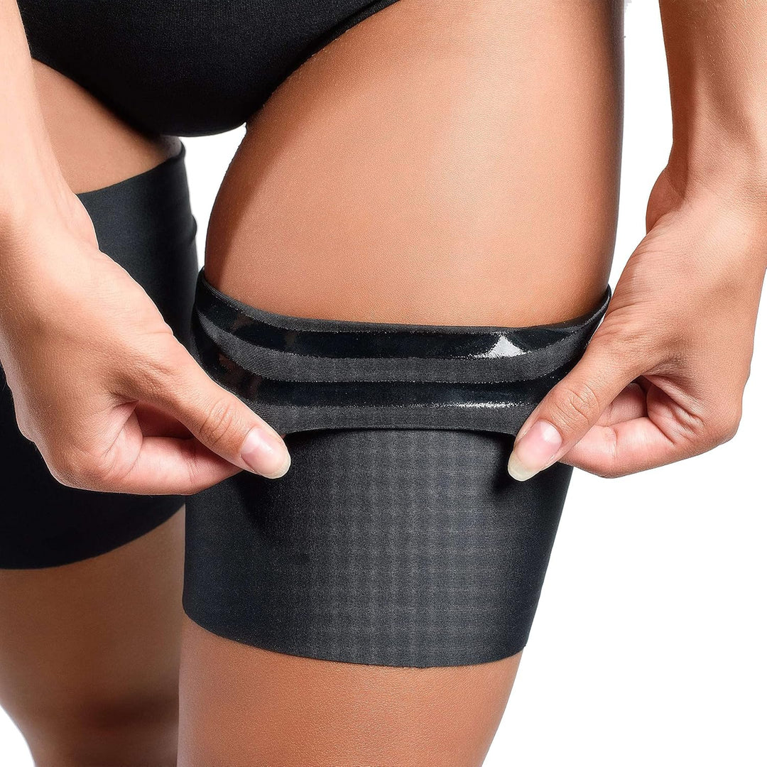 looksy Elastische Oberschenkelbänder Unisex Anti-Scheuern dehnbar verhindern Oberschenkel Reiben Sat