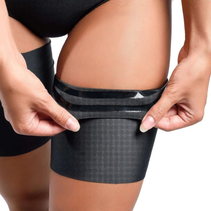 looksy Elastische Oberschenkelbänder Unisex Anti-Scheuern dehnbar verhindern Oberschenkel Reiben Sat