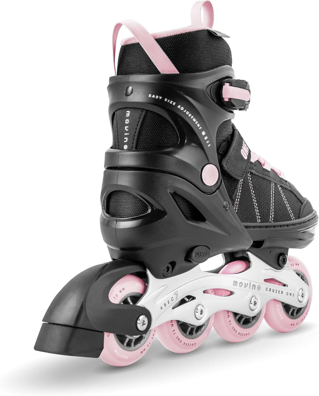 Movino Inline Skates | Cruzer One | Verstellbare Rollschuhe | Inliner für Damen Mädchen Jungen | Inl
