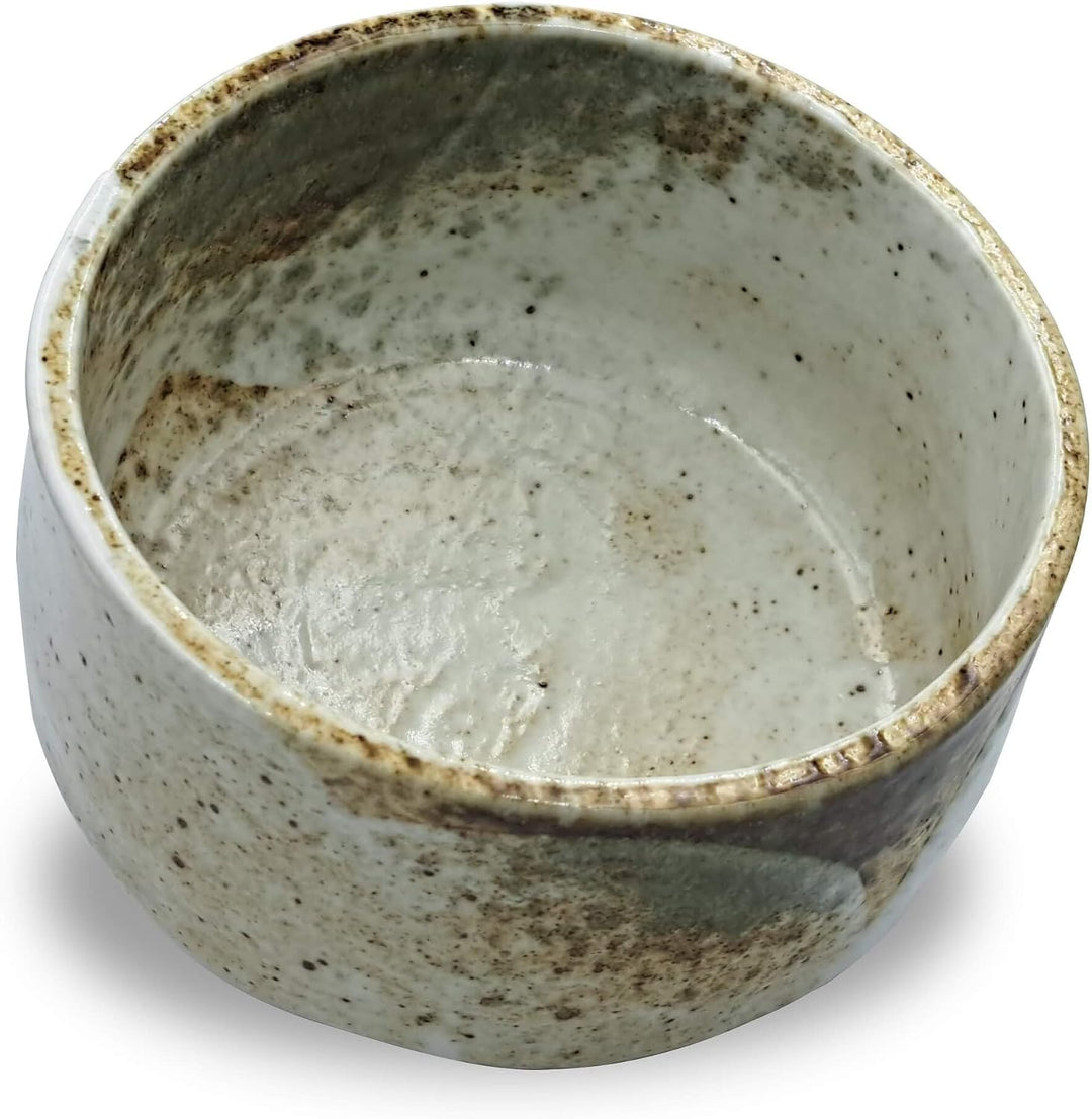 Japanische Matcha Schale Chawan Yuki handgemacht aus Keramik - Hergestellt in Japan - zur japanische