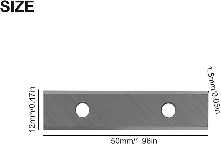 Farbschaber Set, quadratisch Spachtelmesser, massives Wolframkarbid, 10 Ersatzklingen mit 1 Farbscha